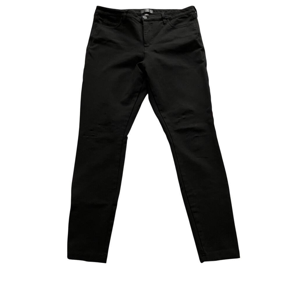 Kut from the Kloth Black Mia Fab Ab Toothpick Skinny Jeans Size 14 High Rise